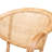 Cezary Armchair in Rattan Brown