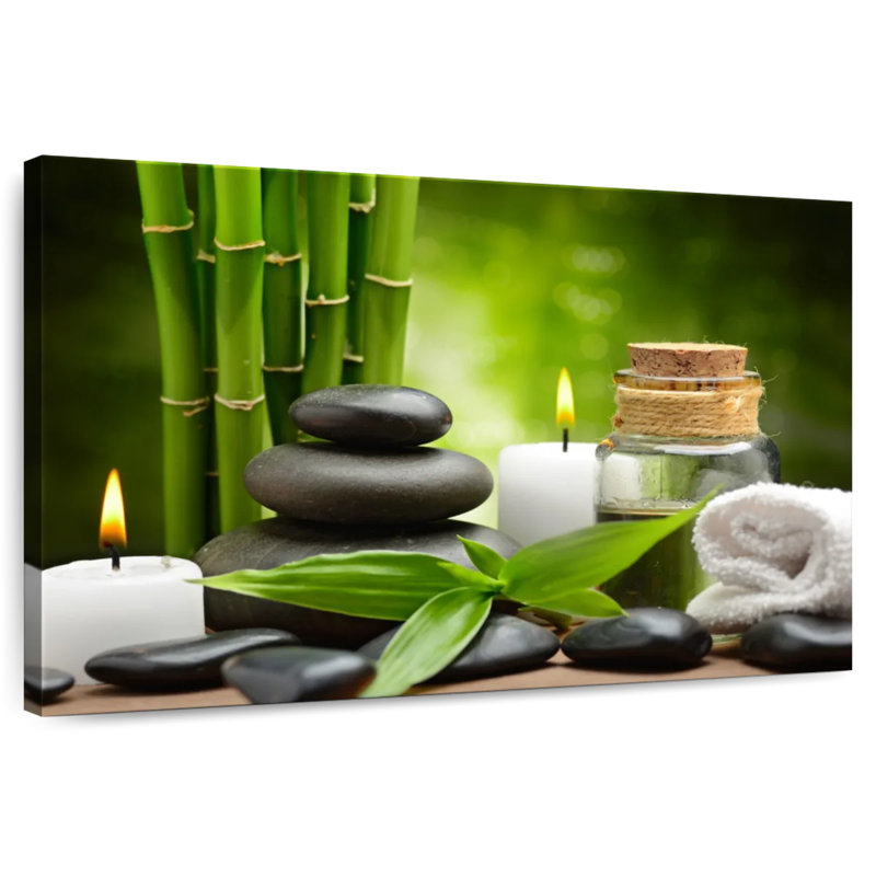 Kerrick Relaxing Bamboo Spa, 8" H x 12" W