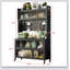 Tablettes de rangement robustes en métal avec portes verrouillables et roulettes lisses, parfaites pour les solutions de rangement organisées et efficaces.