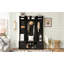 U-Can 5-In-1 Entryway Bench With Coat Rack-1025493197