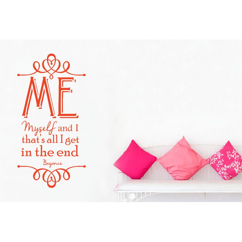 Wall Decal, Orange, Large