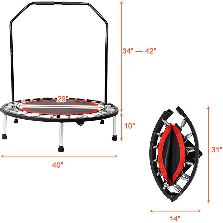 Foldable Mini Exercise Trampoline