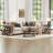 Set Of 2 End Table For Living Room, Wood Narrow Sofa Side Table With Storage And Metal Frames-582399078