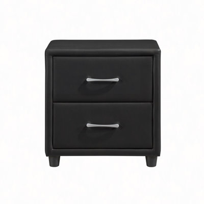 Table de chevet, similicuir recouvert de similicuir 1Pc
