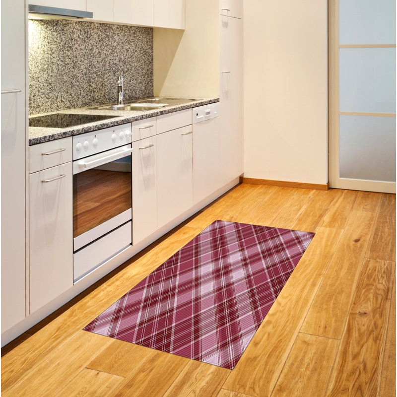 Checkered High Density Long Fiber Poly Threads Decorative Area Rug Carpet, Rectangle 4' x 5'8"