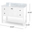 Ensemble de meuble-lavabo simple 49 po Danery-1177703510
