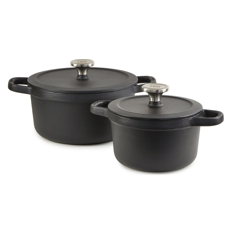 Batterie de cuisine en fonte Berghoff Leo Graphite 4pc, 10.5"