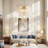 10- Light Dimmable Tiered Chandelier