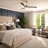 52" Modern Farmhouse Dimmable Ceiling Fan with LED Lights and Remote Control-972921566
