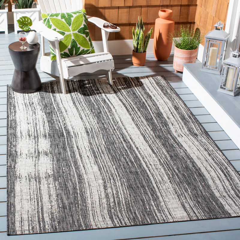 Maryborough Performance Striped Indoor/Outdoor Area Rug, Rectangle 9' x 12'