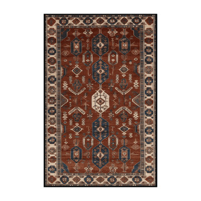 Tapis turc noir lavable à la machine