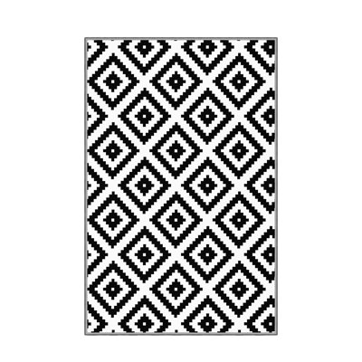 Luxueux tapis tissé imprimé en 3D, 55,1 po x 86,6 po | 100% polyester, antibactérien, lavable à la machine | Pois en feutre antidérapant en PVC, d'une hauteur de poils de 0,3 po | Parfait pour le salon, la chambre à coucher et la décoration intérieure