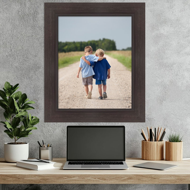 Cadre photo incliné, 16 x 20, Sloped Espresso