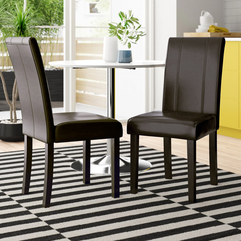 Tereza 45.5cm H Upholstered Side Chair, Brown