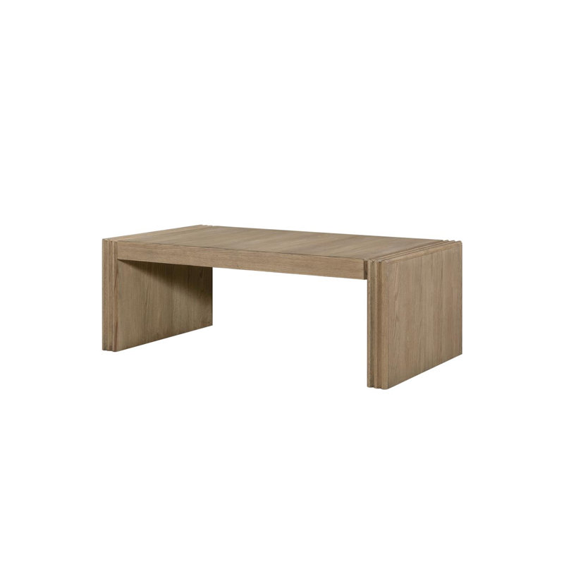 Table basse Oak Crest - blé, Beige, 17" H x 48" W x 26" D