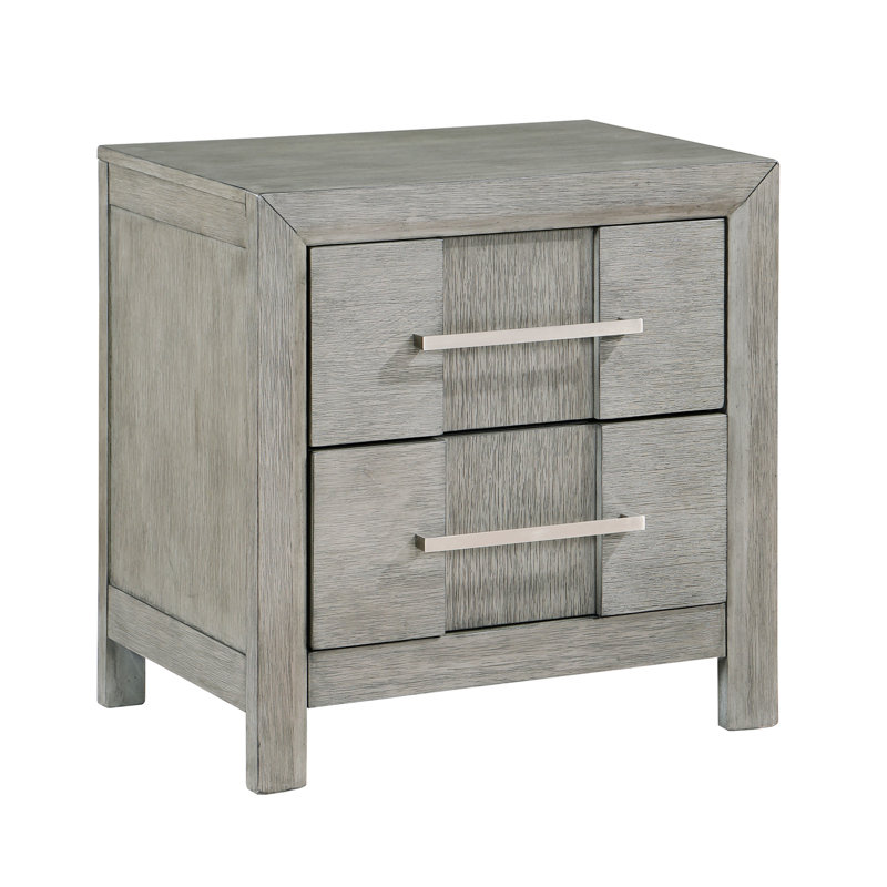 Adryan 23.5'' W Nightstand, Gray
