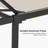 Reivo Outdoor Rust-Resistant Metal Chaise Lounge with Table-2013267798