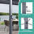 Aluminum Patio Pergola with Adjustable Rainproof Louvers-110414880
