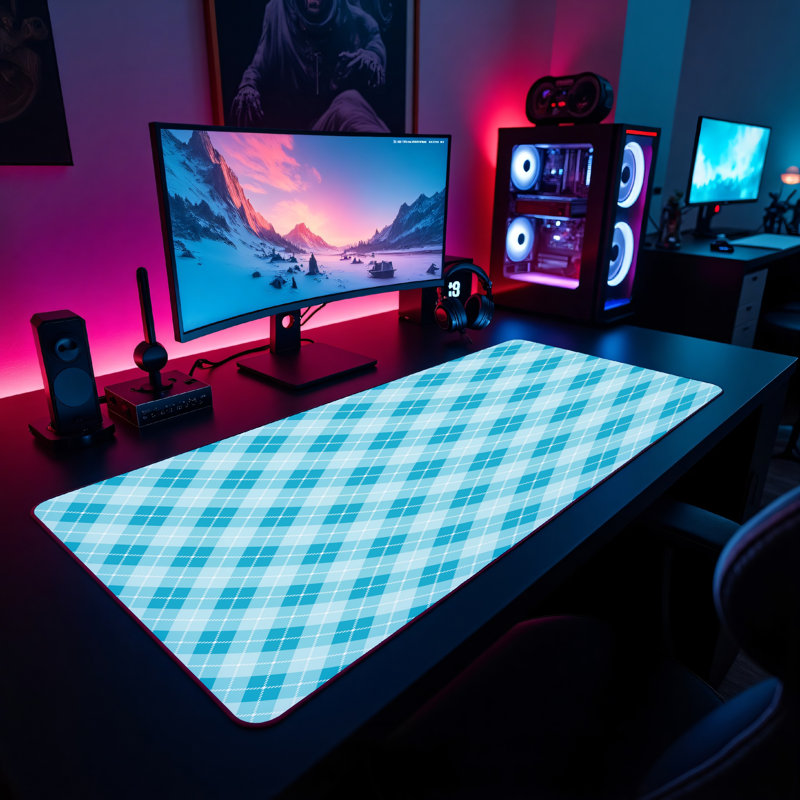 Polyester Desk Pad, 14.4x12.1