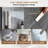Rodeo 36-Inch LED & Music Rainfall Thermostatic Shower System with Slide Bar and 2-in-1 Handheld-97793327