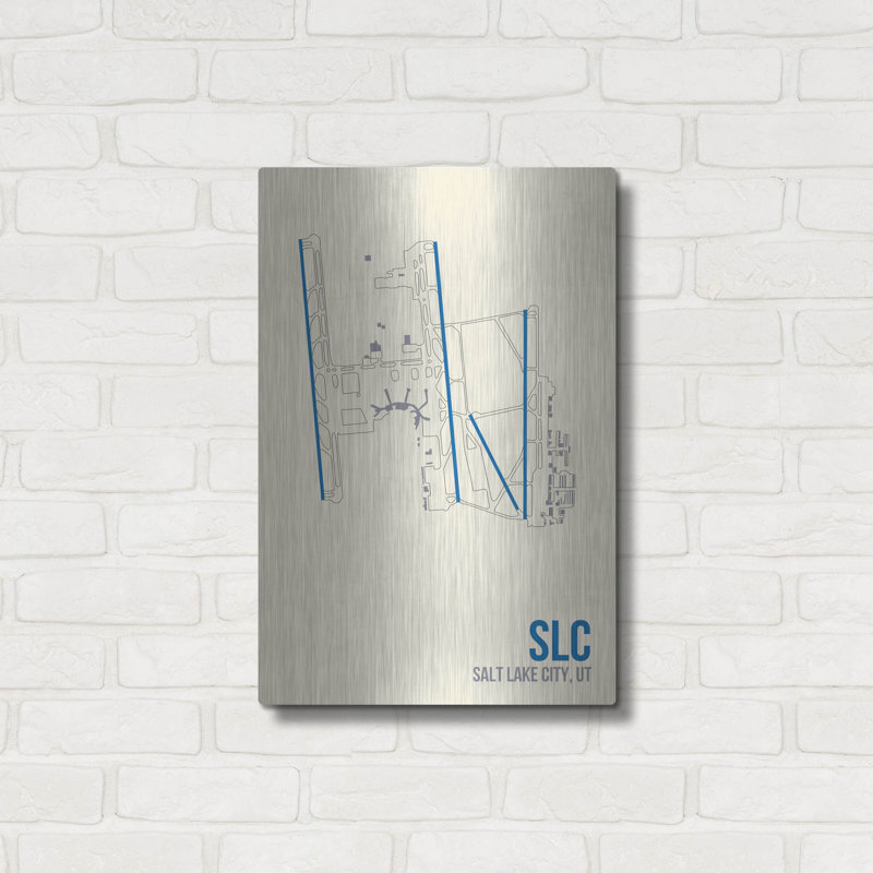 "SLC" par O8, à gauche, H 24 po x l 16 po