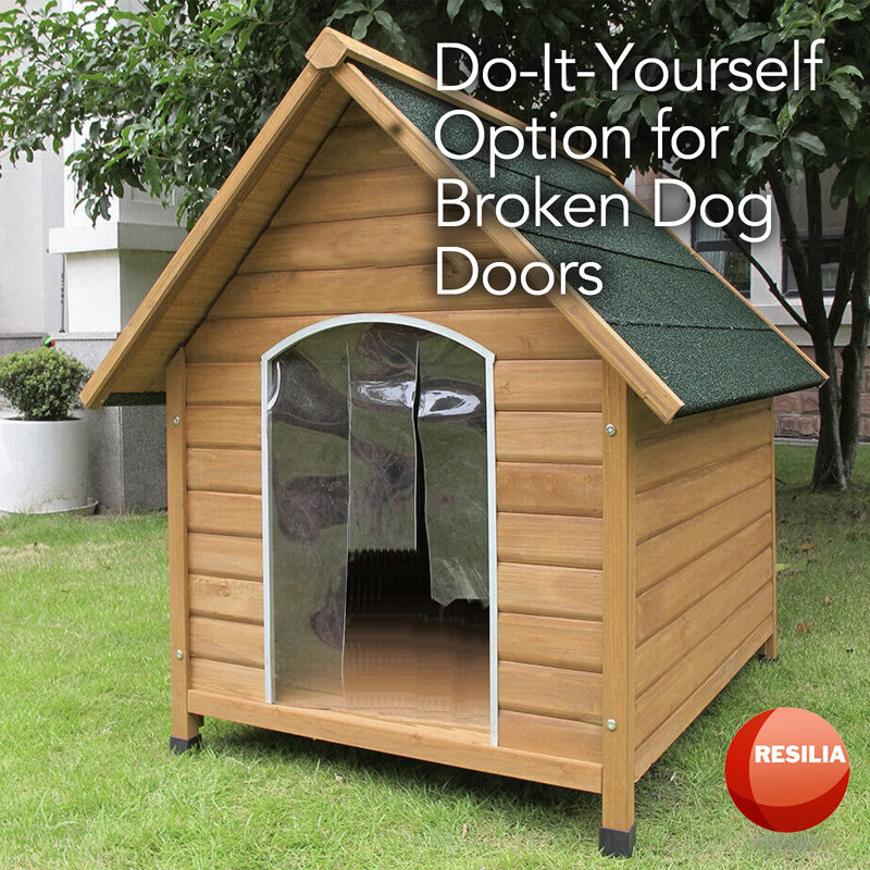 Clear Vinyl Strip for DIY Pet Door Replacement - 8' x 8"