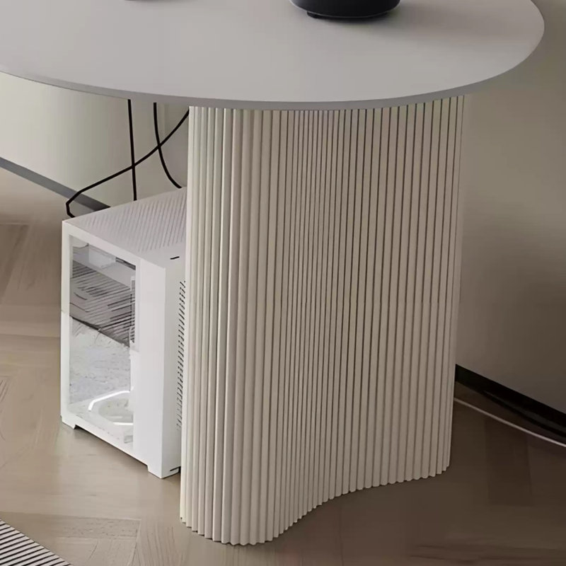 Bureau multifonctionnel en métal Modern Rock, H 29,52 po x l 62,99 po x P 31,49 po