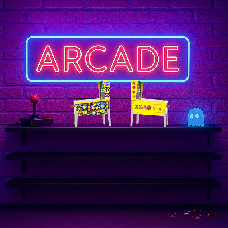 Pac-Man Arcade: Mini flipper