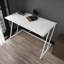 Bureau d'étude moderne, blanc, 47,2 po x 29,5 po x 29,5 po | 100% panneau de particules enduit de mélamine, épaisseur: 0,7 pouce | Pieds en métal robustes | Conception élégante et fonctionnelle pour les bureaux à domicile et les espaces d'étude-362772394