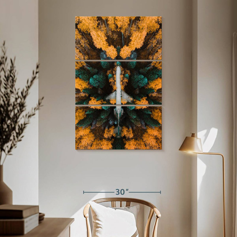 Mehar Eldredge Forest Airplane, 65" H x 42" W