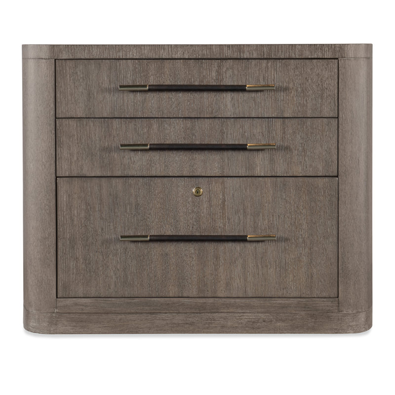 Modern Mood Lateral File, Brown/Black