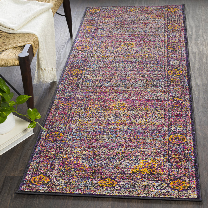 Sonlin Floral Indoor Rug, Runner 2'7" x 7'3"
