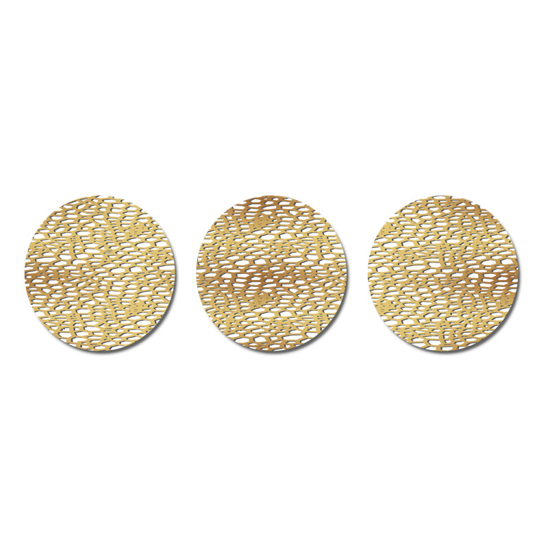 Abstract Wall Decor on Metal