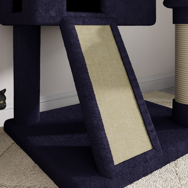 Arbre à chat H 35,8 po Gateshead, Gris fumé