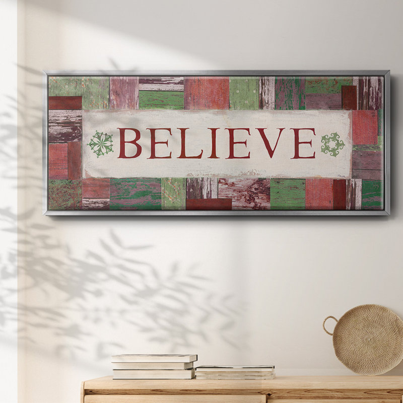 Believe - toile encadrée