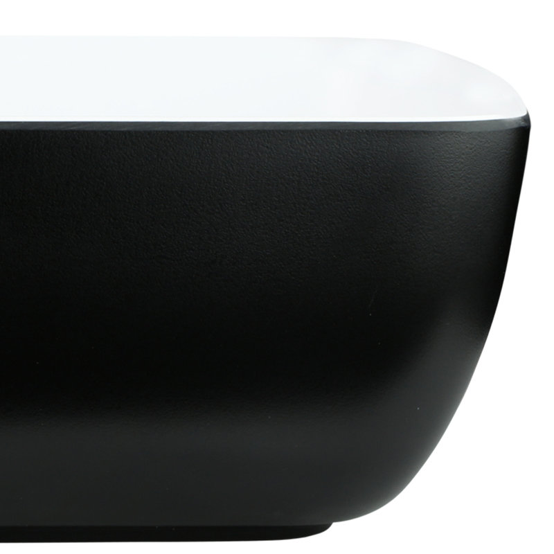 19 oz. Salad Bowl, White/Black
