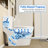 ADA Compliant One-Piece Elongated Toilet 1.28 GPF Single Flush 12-Inch Rough-In Modern Bathroom Toilet with Soft Close Seat-124555458-124555459