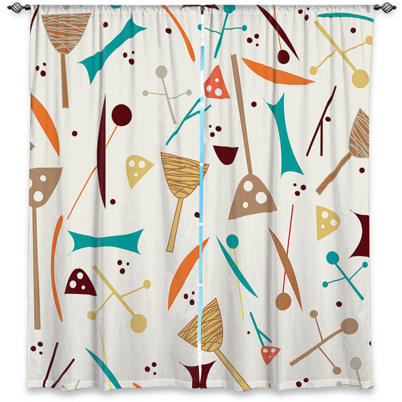 Odle Room Darkening Curtain Pair, 40" W x 61" L