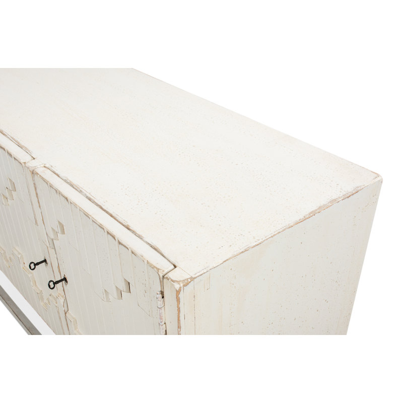 Aztec 80'' W Solid Wood Sideboard, White