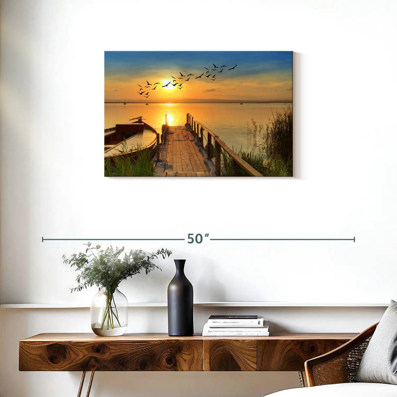 Mehar Fishing Dock, 20" H x 30" W