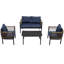 Multi-Person Outdoor Sofa Combination With 1 Table-10812084