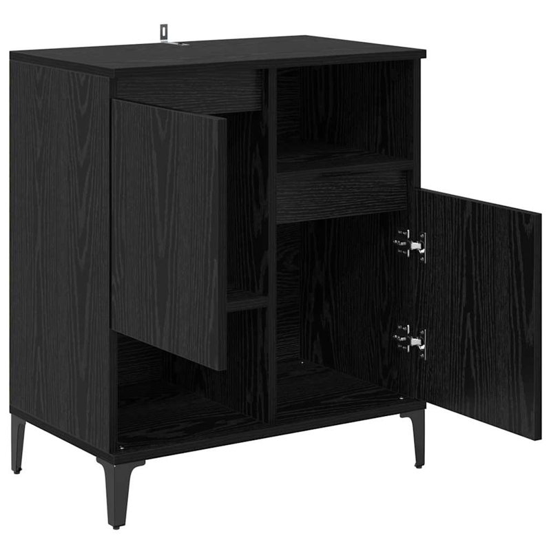 60 cm W Sideboard, Black Oak