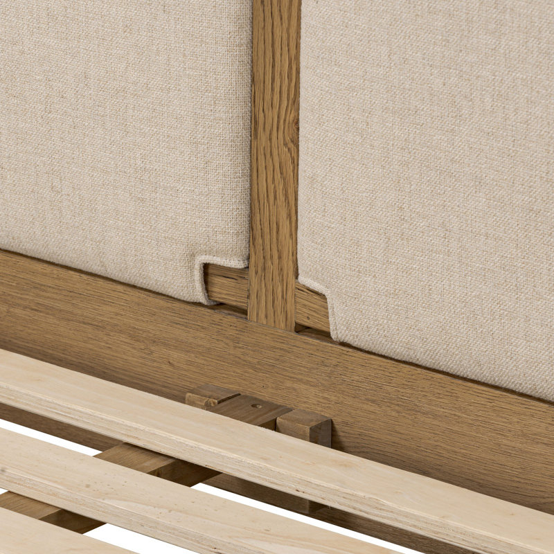 Salado Upholstered Bed, King, Antigo Natural