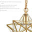 Drissia 1 - Light Gold Star Pendant