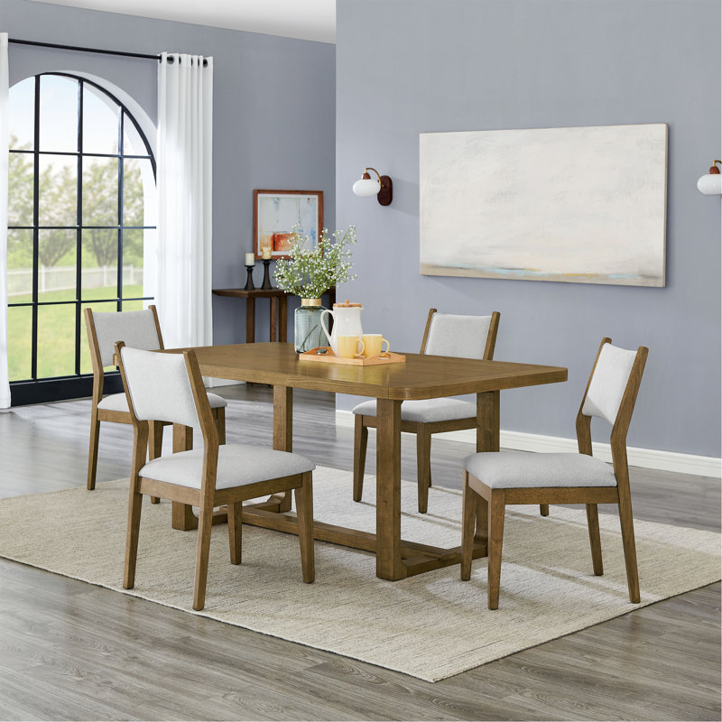 Rectangular Sled Dining Set, 5