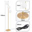 Fermato 150cm Tree Floor Lamp Gold 3-Globe with glass Shade