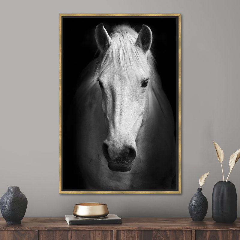Print on Canvas, 60 cm H x 90 cm W, Gold Floater Framed