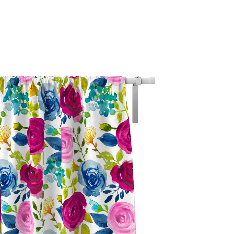 Semi Sheer Curtain Pair, 20" W x 82" L
