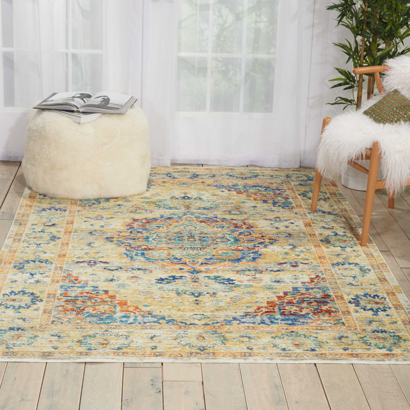 Devan Oriental Indoor Rug, Rectangle 3'11" x 5'11"