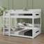 Lit superposé grand sur grand avec tablettes de rangement et stations de charge USB-155672511